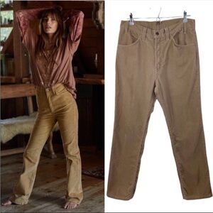 LEVI’S 519 Vintage High Rise Tan Corduroy Pants 34x31